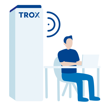 TROX Air purifier - Sessiz çalışma TR